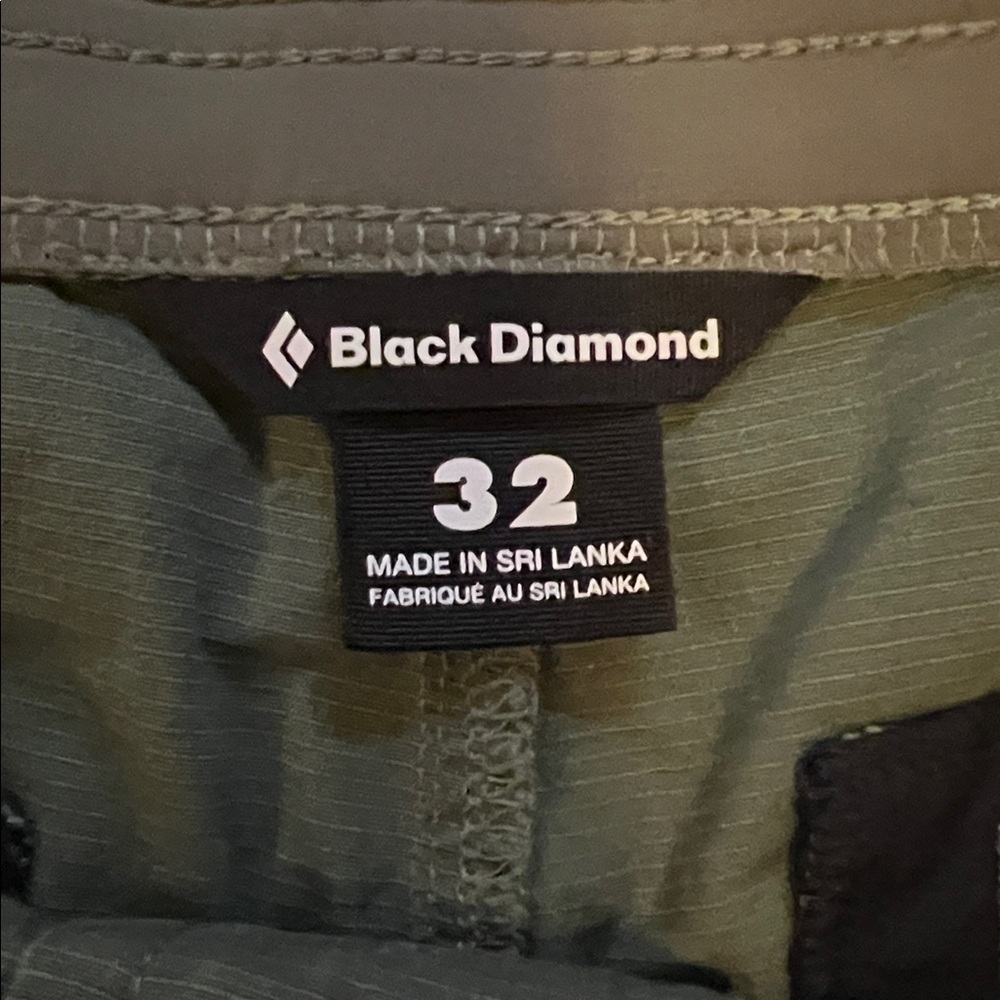 Black Diamond Rocklock shorts. - Picture 3 of 3